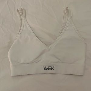 WBKFIT white sports bra